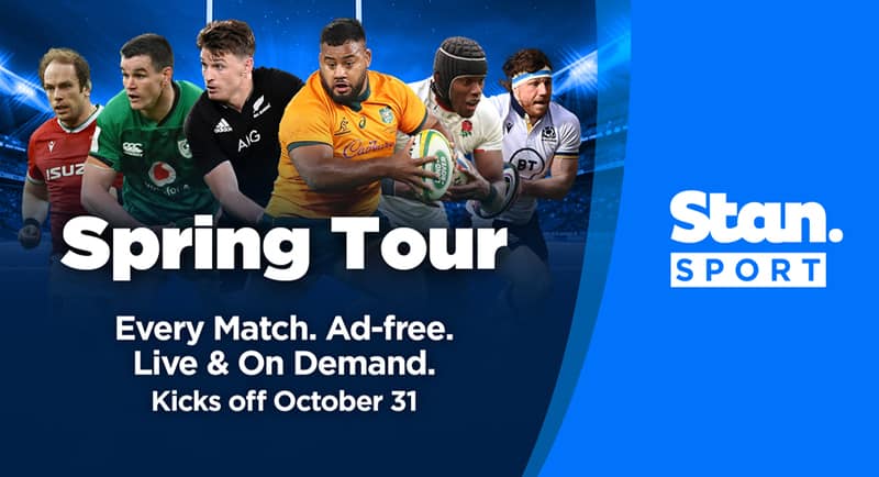 Stan Sport Secures Every Rugby Match Of The Autumn Nations Series