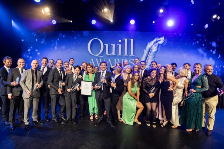 Quill Awards 2021 winners Sam Maiden, Caroline Wilson, Michael Warner