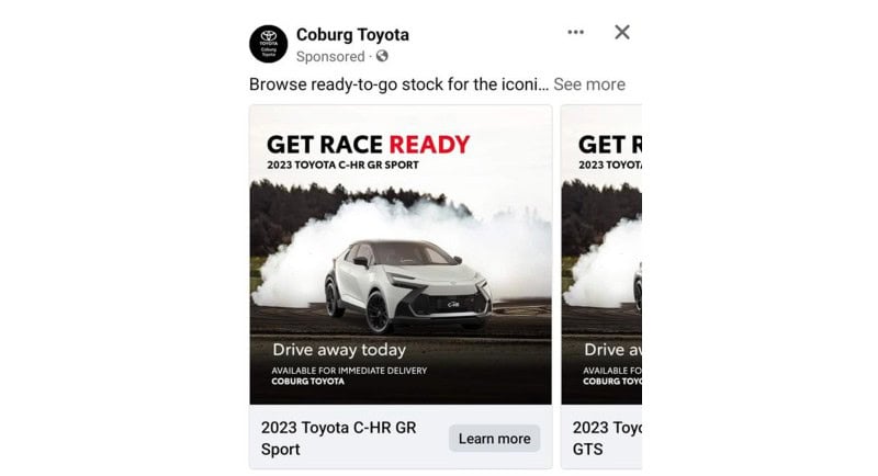 Coburg Toyota Ad Standards