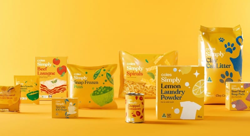 Coles launches budget-friendly 'Simply' range via the thrills - range line up