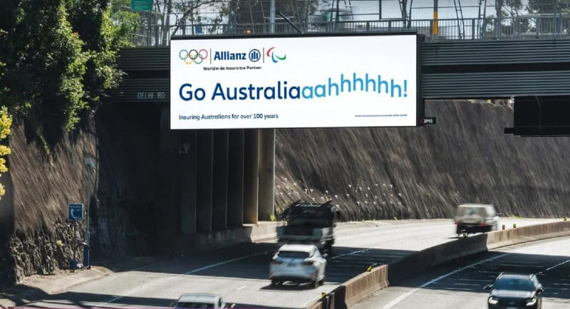 Allianz Olympics OOH Billboard