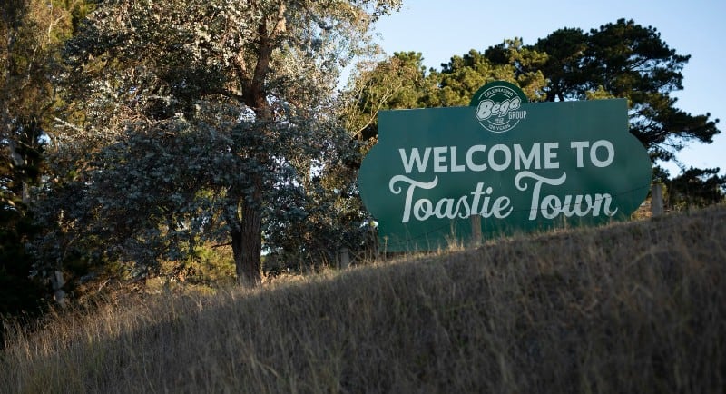 Bega Welcome to Toastie Town