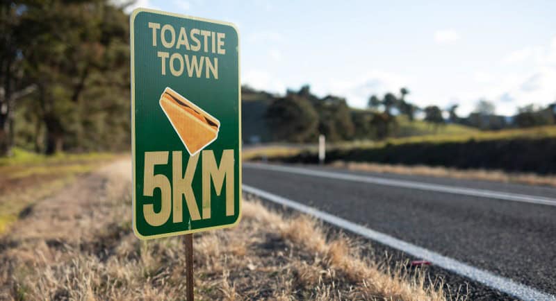 Bega rebrands as 'Toastie Town' for 125th birthday with Thinkerbell
