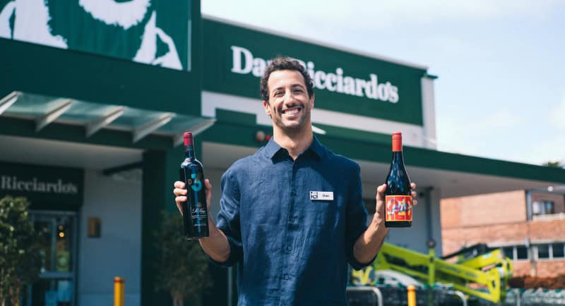 Daniel Ricciardo takes over Dan Murphy's in Emotive campaign for DR3 x St Hugo