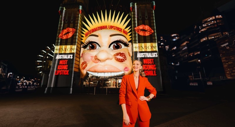 Delta Goodrem joins Revlon as it transforms Luna Park for International Lipstick Day via Emotive
