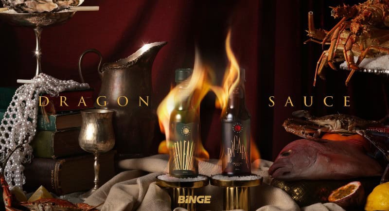 House of the Dragon hot sauces duel in latest work for BINGE via Thinkerbell