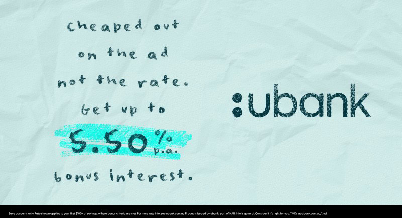 Ubank unveils 'Cheap Ad, for a Great Rate' campaign via in-house studio