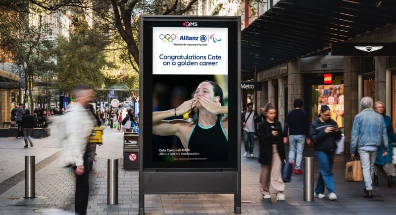 Allianz Olympics OOH ad