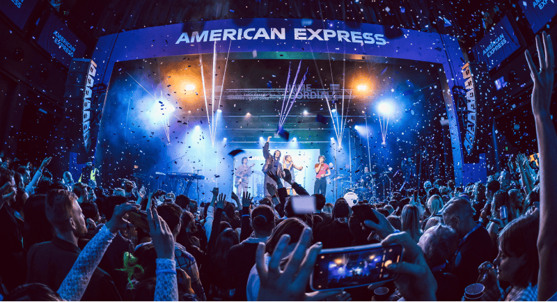 Lime Cordiale, Ruel and Mille Ford on stage at the American Express ‘Lime Cordiale & Friends’ gig in Sydney, Australia